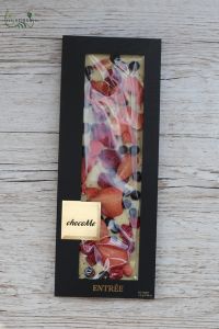 ChocoMe 110g Vollmilchschokolade, Erdbeeren, Johannisbeere, Himbeeren