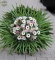 Stehender Kranz mit Orchidee, Hyazinthe und Gerbera (1 m)