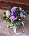 Mother's day purple flowers flowerbag