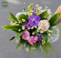 Airy bouquet with vanda orchid (11 stems)