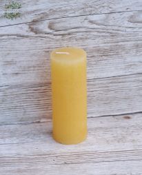 flower delivery Budapest - yellow candle (18*7cm)