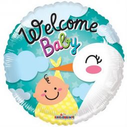 flower delivery Budapest - Welcome Baby balloon