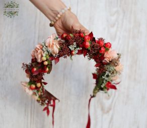 Blumenlieferung nach Budapest - Herbstlicher Haarschmuck