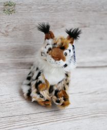 flower delivery Budapest - Sitting plush lynx brown 17cm