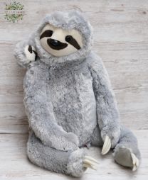 flower delivery Budapest - Giant plush sloth with baby 60cm