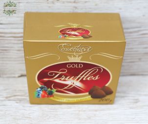 Virágküldés Budapest - Sweetnes Gold Truffles 200g erdei gyümölcs