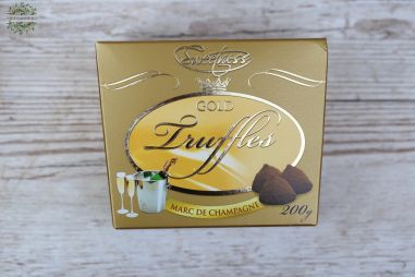 Virágküldés Budapest - Sweetnes Gold Truffles 200g Champagne