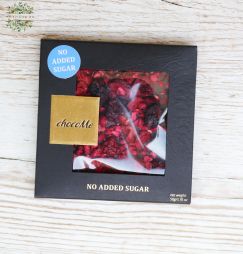 flower delivery Budapest - ChocoMe 50g sugar free dark chocolate, blackberry, sour cherry, raspberry