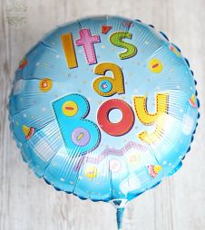 flower delivery Budapest - balloon for the birth of a baby boy