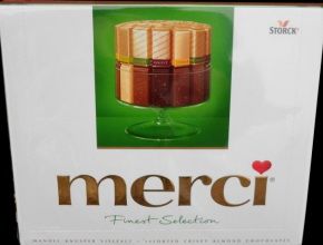 Blumenlieferung nach Budapest - Grün Merci 250g (Schokoladen mit Nüssen)