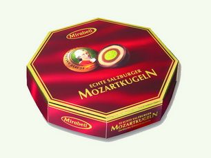 Mirabell Mozartkugeln 100g (csokoládé) 