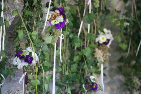 wineyard style garlands Bélapátfalva (purple, 1pc), wedding