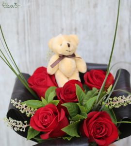 Setzen Sie einen kleinen Teddy in mein Bouquet (Teddy, keine Blumen)