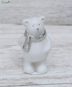 Keramischer Eisbär, glänzend, 11cm
