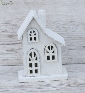 Holzhaus, leuchtend 16cm 