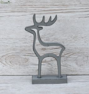 Wooden reindeer 19cm