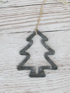 Wooden christmastree christmasdecor 9 cm