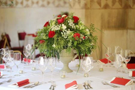 Gästetisch Blumendekor