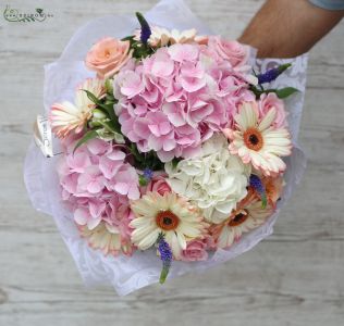 pink hydrangea bouquet (20 st)