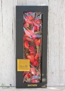 chocoMe Handmade Dark Chocolate with Raspberry, Blackcurrant, Strawberry (110g)