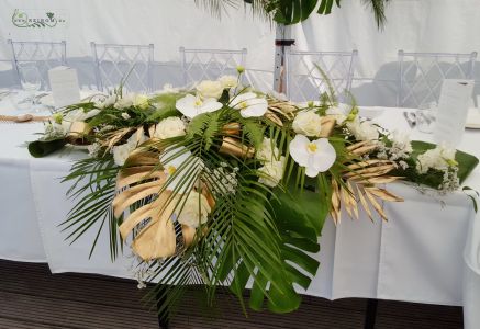 Brautpaartisch Blumendekoration