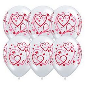 Herzballons, 1 Stck