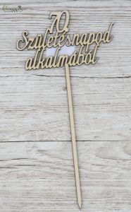 70. Születésnapod alkalmából fa felirat