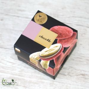 chocoMe Mandeln mit Schokoladenüberzug, schwarzer Johannisbeere und schwarzem Johannisbeerpfeffer 120g