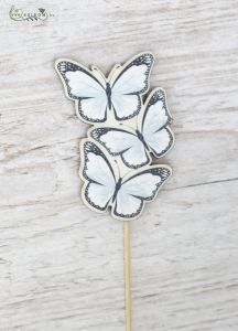 butterfly figure on stick  8cm