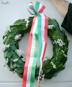 Laurel wreath with baby'sbreathe (40cm)