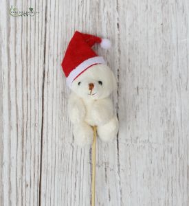  20/5000 Teddy mit Weihnachtsmütze