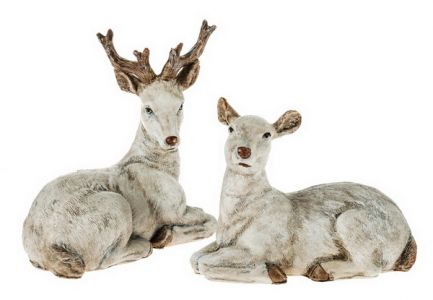 Ceramic deer 1 pc 10cm