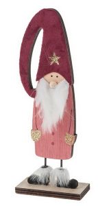 wooden santa 19cm