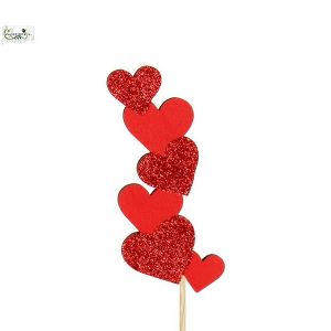 heart figure on stick