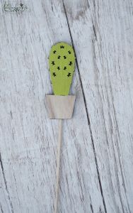 Cactus figure on stick