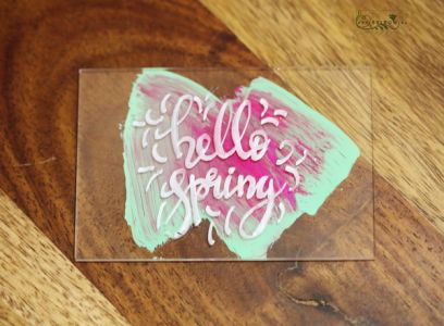 Plexi Board Hello Spring