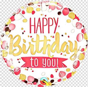 Alles Gute zum Geburtstag Ballon auf Stick 45cm