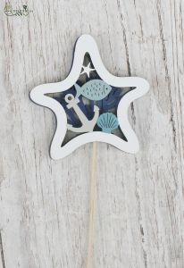 sea star figure on stick