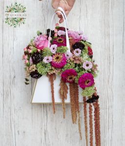Blumentasche Box mit Saisonblumen