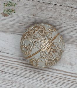 Wooden decor ball 10cm
