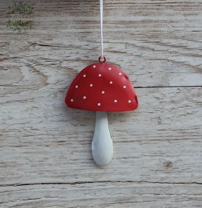 Metallic mushroom 10 cm