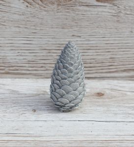 Silver cone 10cm