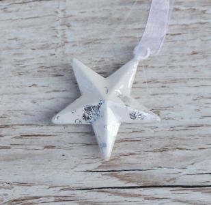 Metallic star 8 cm