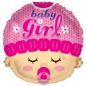 Baby girl balloon