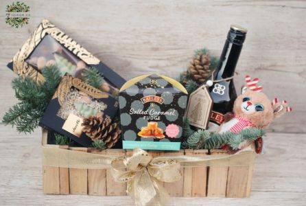 Karácsonyi ajándékkosár