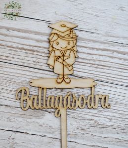 for your graduation - wooden sign (9cm)