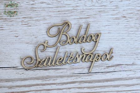 Hölzerne Zeichen Frohe Geburtstag