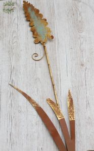 Peelable, gold-rusty, pearl decoration