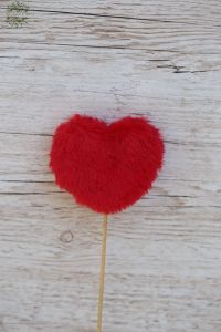 Plush heart on a wand