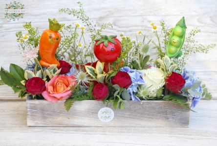 Little garden flowerbowl for gardeners